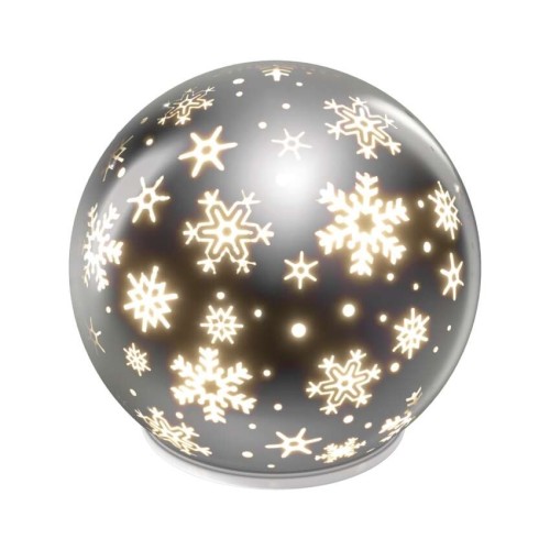 Sfera Natalizia Proiettore Fiocchi di Neve in Vetro | Emos DCLW28